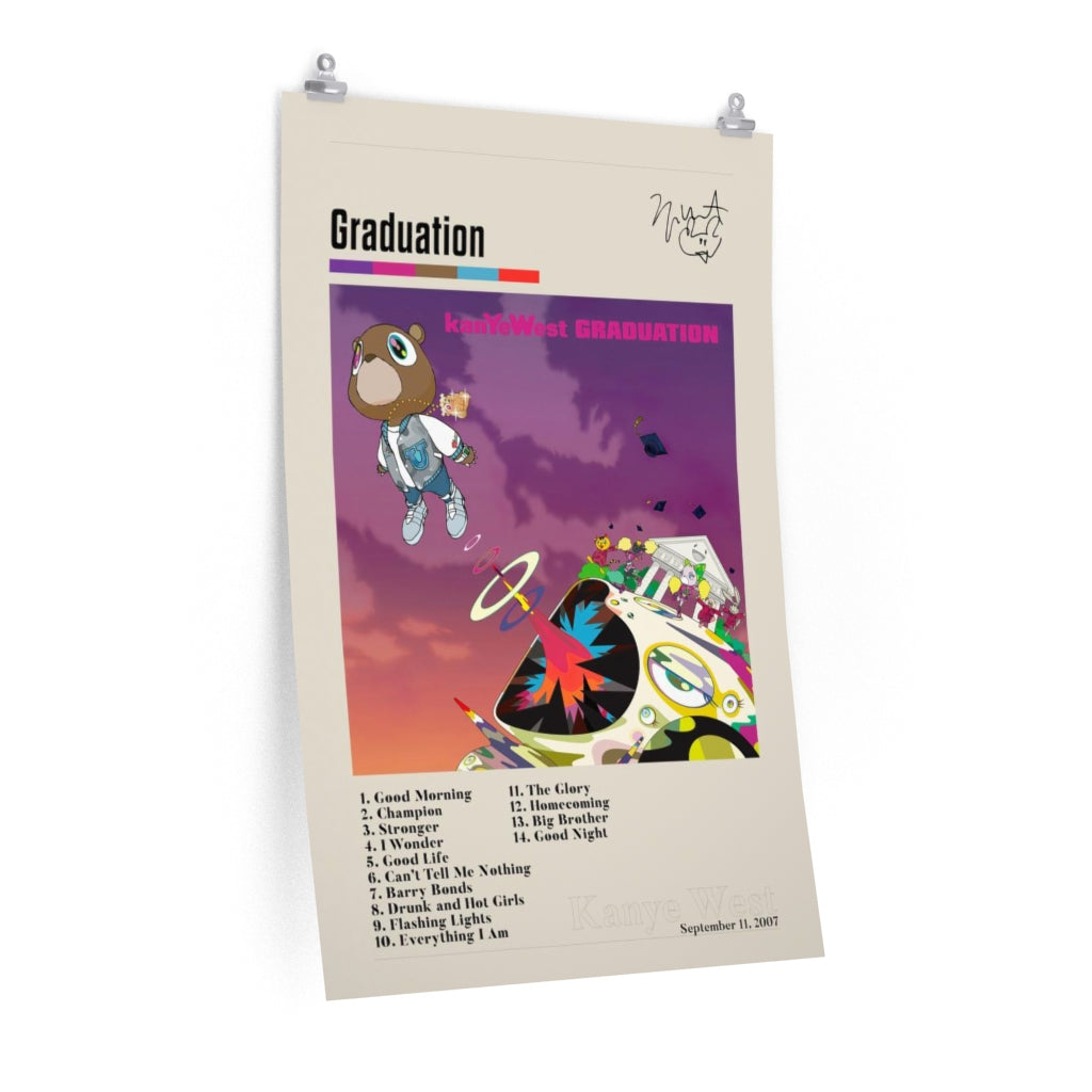 Graduation - Kanye West Premium Matte Poster – The Poster Plant