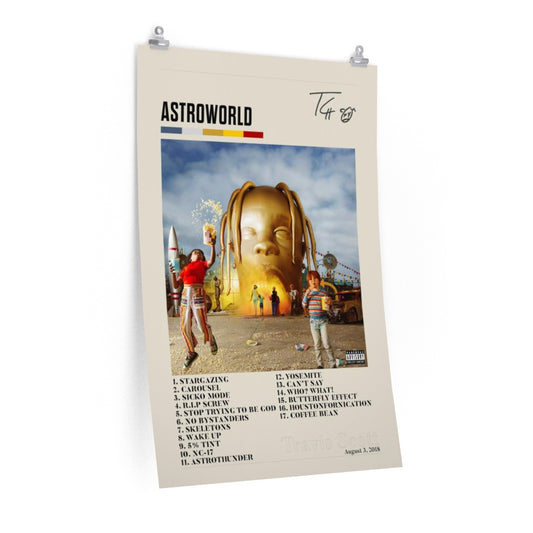 Astroworld - Travis Scott Premium Matte Poster