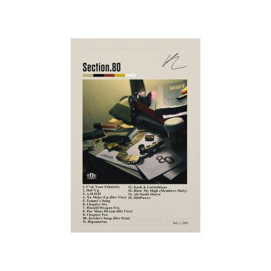 Section.80 - Kendrick Lamar Premium Matte Poster